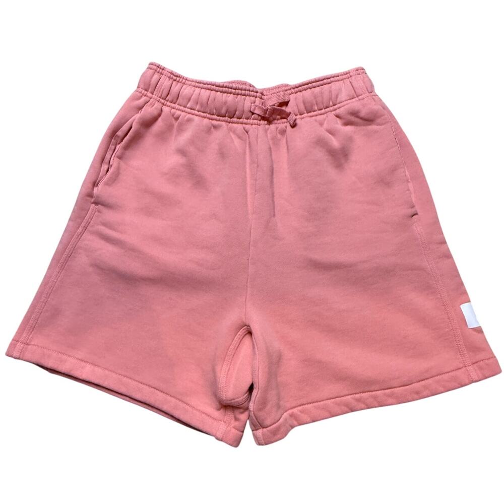 Adidas Womens S Salmon Pink Made With Nature Sweat Shorts Wellness